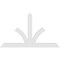 Ekena Millwork Richland Architectural Grade PVC Gable Bracket, 84"W x 49"H x 2"D x 6"F, 14/12 Pitch GBP084X49X0206RIC00 - alternate 5